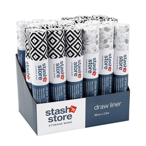 1pc Drawer Liner 30x250cm Assorted Designs