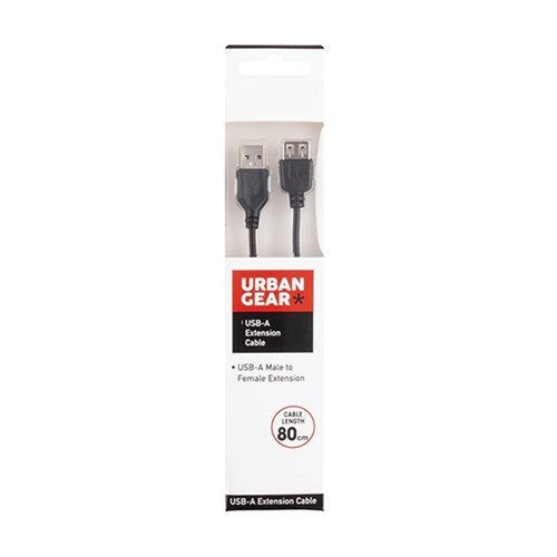 USB-A Male to USB Female Extension 80cm