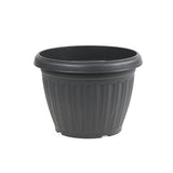 1pc Pot Plastic Grey Round 23.5x17