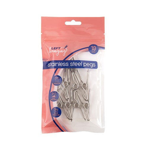 Pegs Metal 10pk S/S304