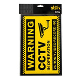 Sign Warning CCTV 20x30cm