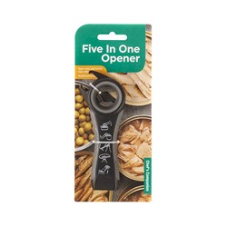 5 in 1 Bottle Opener 14x5x2cm