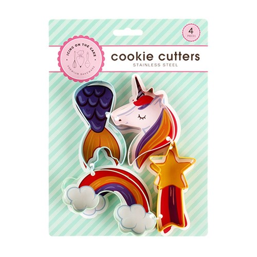 1pack Cookie Pastry Cutters 4 Piece Stainless Steel