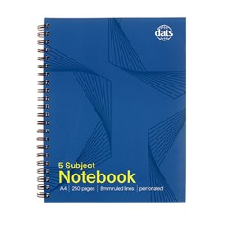 Notebook Basic Card Cover A4 5 Subject P7.1 FSC Mix Credit