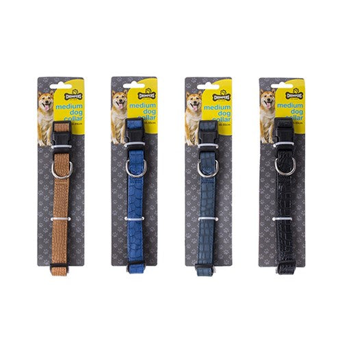 1pc Collar Dog 2.0x35-55cm Medium 4 Assorted Colors
