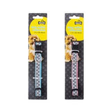 1pc Dog Collar Reflective 2 Assorted Colors Size 1.5cm x 25-40cm