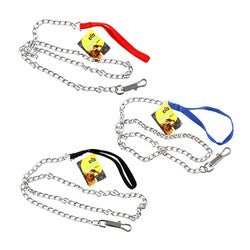 1pc Dog Lead Chain 3 Assorted Colors Size 0.3x120cm