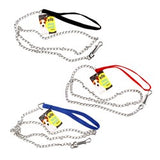 1pc Dog Lead Chain 3 Assorted Designs Size 0.2x120cm