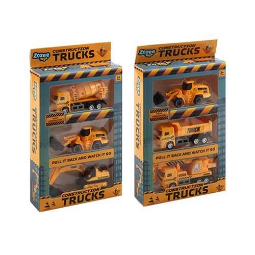 1pc Toys Pull Back Engineering Truck 11cm
