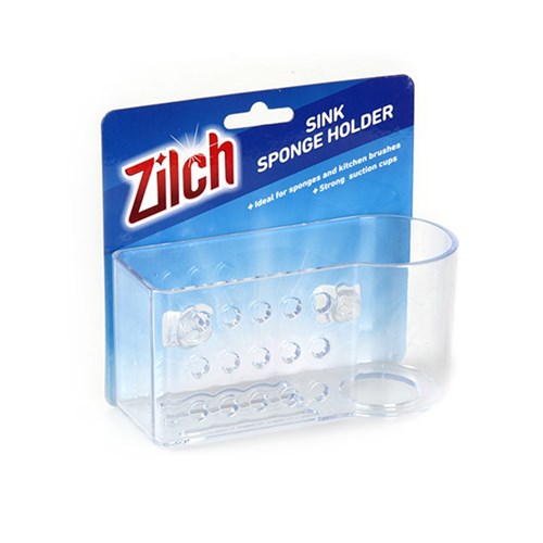 Sink Sponge Holder PS+PVC 14.5x7x5cm