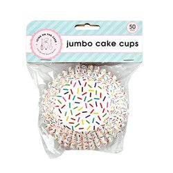 Cake Paper Cups Jumbo 50 Pack 15x5.5x4.5cm