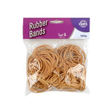 Bands Rubber 100g Brown Size 16 60x1.5mm