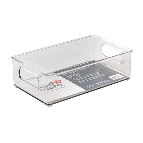 PET Organiser Tray Rectangle 25.5x14.6x7.6cm