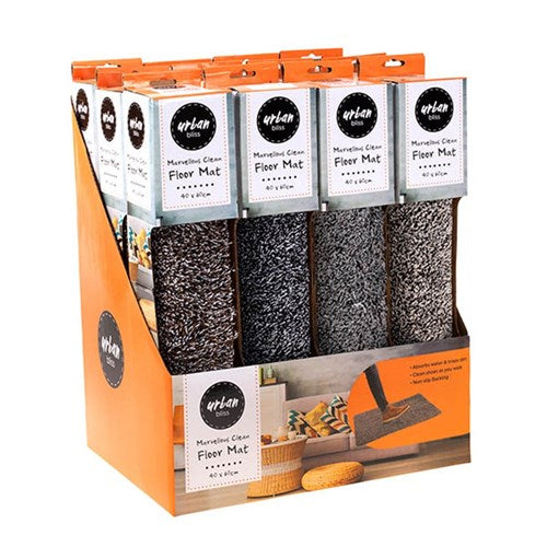 1pc Mat Marvellous Clean 40x60cm 4 Assorted Colors