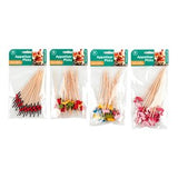 Cocktail Picks 18 Pack 12cm Assorted Designs