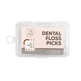 1pack Dental Floss Picks 75Pcs