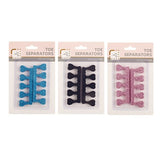 1pc Toe Separators 7.5x12cm 3 Assorted Colors