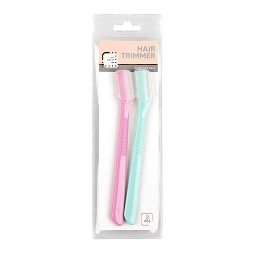 Trimmer Eyebrow 13cm 2pk 2 Asst Cols