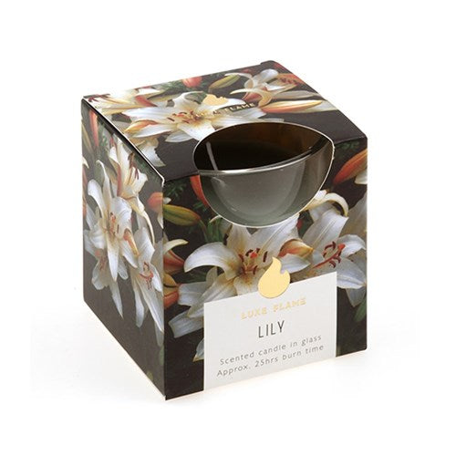 1pc Candle Scented in Glass Jar 25 Hour Lily