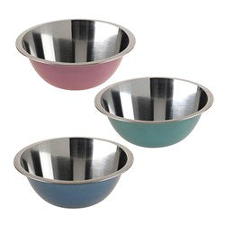 1pc Stainless Steel Mixing Bowl 20cm Assorted Colours