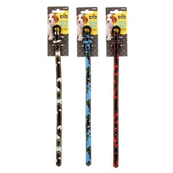 1pc Collar Dog Camouflage Print Small 1.5x38cm 3 Assorted Designs