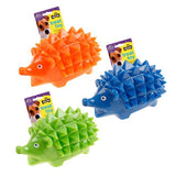 1pc Dog Toy Treat Hedgehog Squeaky 15x8cm 3 Assorted Colors