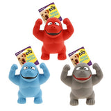 1pc Dog Toy Latex Gorilla 14cm 3 Asst