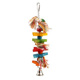 Bird Toy w Tassels / Bell 28x6cm