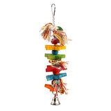 Bird Toy w Tassels / Bell 28x6cm