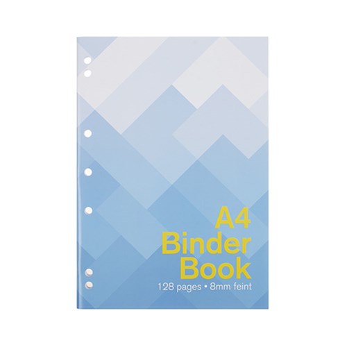 Book Binder A4 8mm Ruled 128pg 210x297mm P7.1 FSC Mix Credit