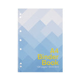 Book Binder A4 8mm Ruled 128pg 210x297mm P7.1 FSC Mix Credit