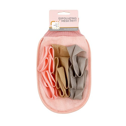 Glove Exfoliating Mitt w Mesh 23x14cm