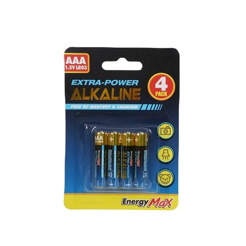 1pack Battery Alkaline AAA 4Pcs