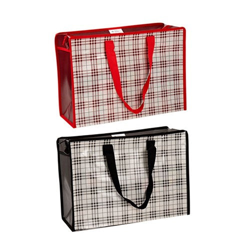 1pc Shopping Bag PP Non Woven 2 Assorted Designs 160gsm 43x30x16cm
