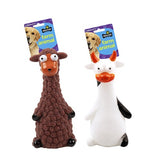1pc Dog Toy Farm Animal 19cm 2 Assorted Designs Cow/Sheep Squeaky