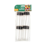 1pc Spice Bottles 4pk 9.5x4.5cm Dia