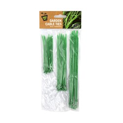 Plant Secure Cable Ties Green 50Pc Asstd Sizes