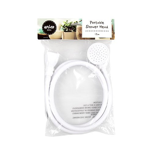 Shower Head Portable White 1.5m