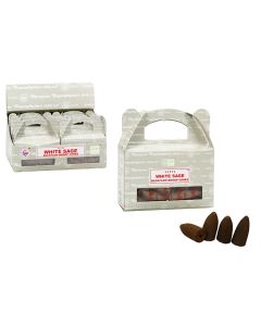 1pc Satya Backflow Dhoop Cones - WhiteSage