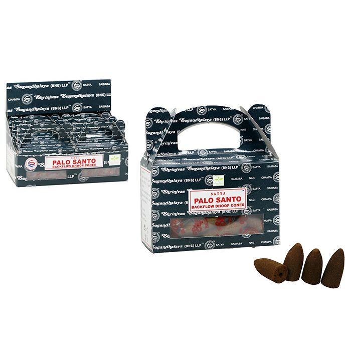 1pc Satya Backflow Dhoop Cones - PaloSanto