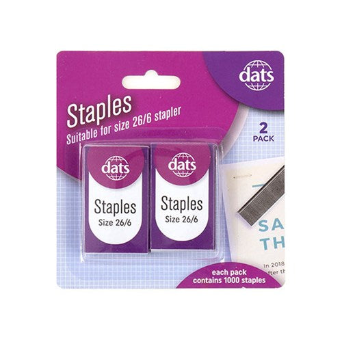 Staples 26/6 Box of 1000 2pk