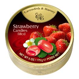 Cavendish & Harvey Strawberry Candies Filled 175g