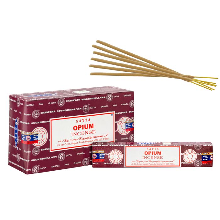 1 pack Satya Perfumed Incense Sticks - Opium
