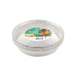 Round Air Fryer Foil Liners 10 Pack 18.5cm