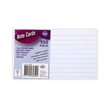 1pack Cards Note Flash Index Ruled Mrgn 100pcs P7.2 FSC Mix Credit