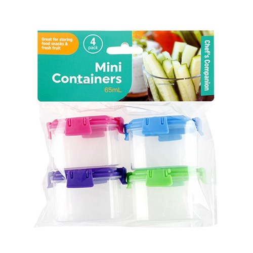 1pack Dressing Containers Mini 4pk 65ml