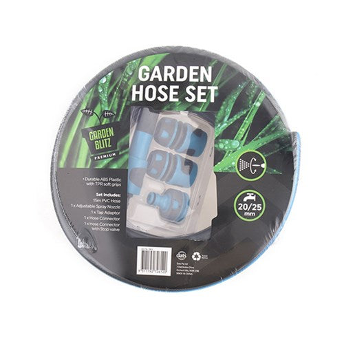 1pack Hose Garden PVC 5Pc Set 15M