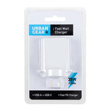 Charger 35W Dual USB-A + Type-C Fast QC