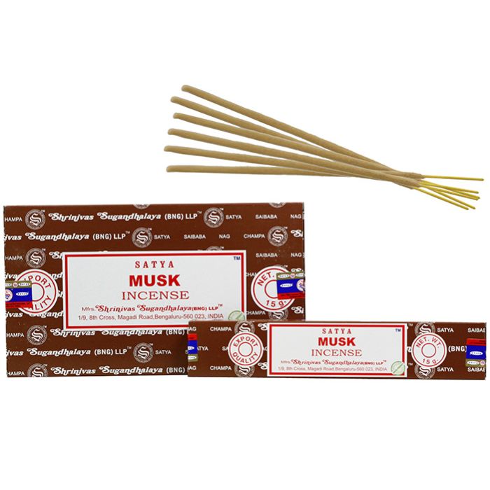 1 pack Satya Perfumed Incense Sticks - Musk