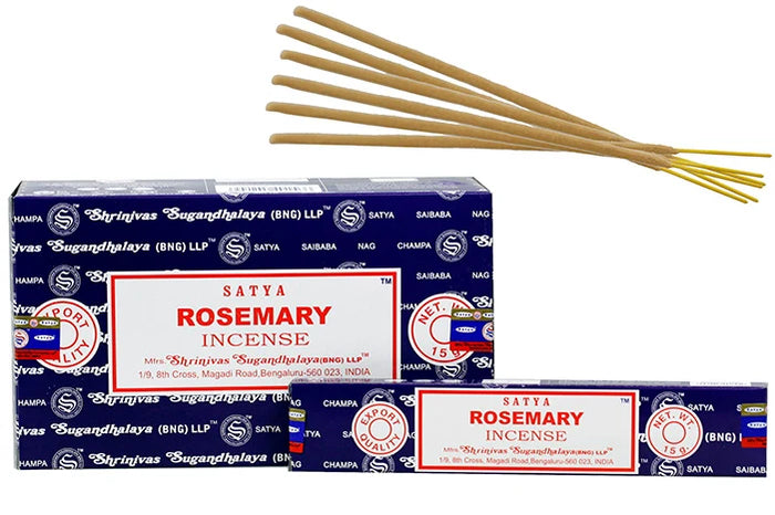 1 pack Satya Perfumed Incense Sticks - Rosemary
